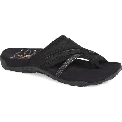 Merrell Terran Post Ii Sandal In Black