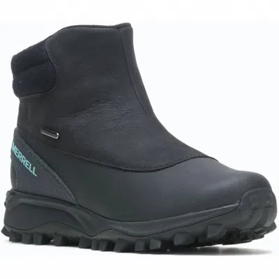 Merrell Women's Thermo Kiruna Mid Zip Waterproof Boots In Black