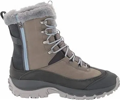Merrell Women's Thermo Rhea Mid Waterproof Boots In Granite In Black