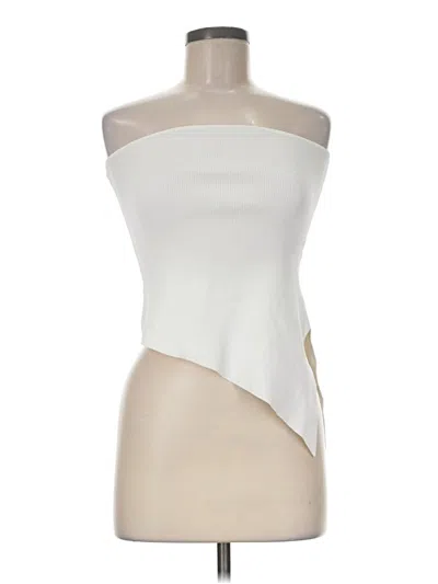 Pre-owned Meshki Tube Top Ivory Strapless Neckline Tops