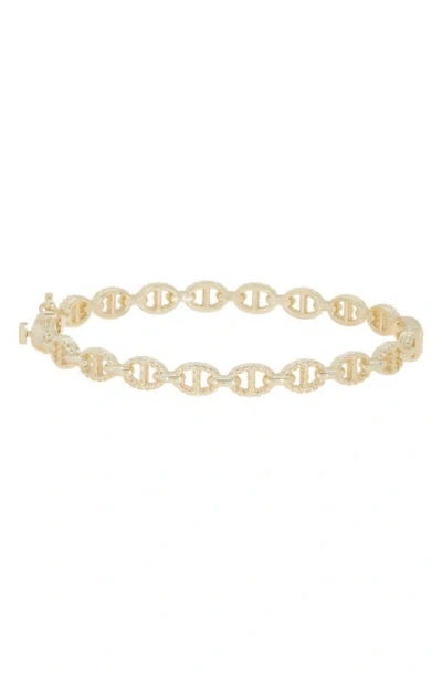 Meshmerise Mariner Chain Bracelet In Gold