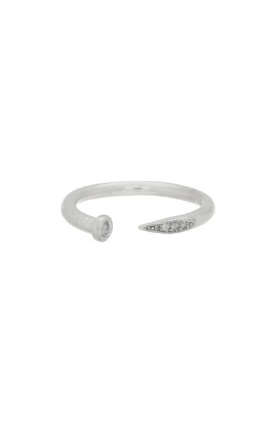 Meshmerise Pavé Diamond Ring In White