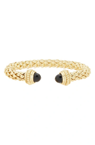 Meshmerise Topaz Cuff Bracelet In Yellow
