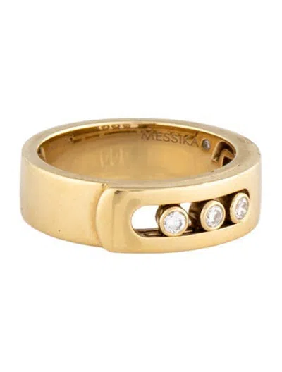 Pre-owned Messika 18k Diamond Move Noa Ring In Multicolor
