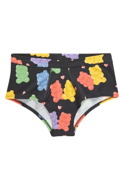 Meundies Feelfree Print Cheeky Briefs In Yummy Gummies