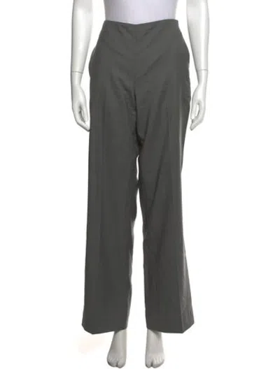 Pre-owned Mfpen Wool Wide Leg Pants In Grey