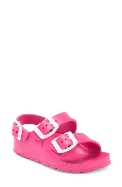 Mia Kids' Jasmin Buckle Sandal In Hot Pink