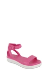 Mia Kids' Little Ellen Platform Sandal In Hot Pink