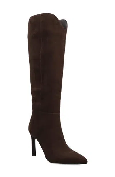 Mia Noel Knee High Boot In Brown