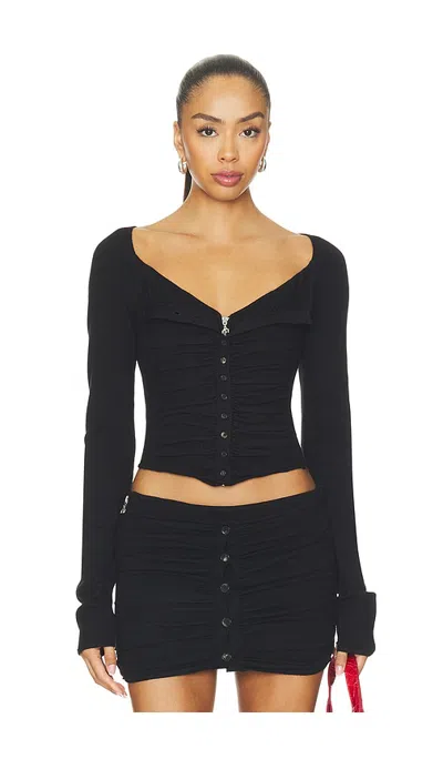 Miaou Sophie Corset In Black