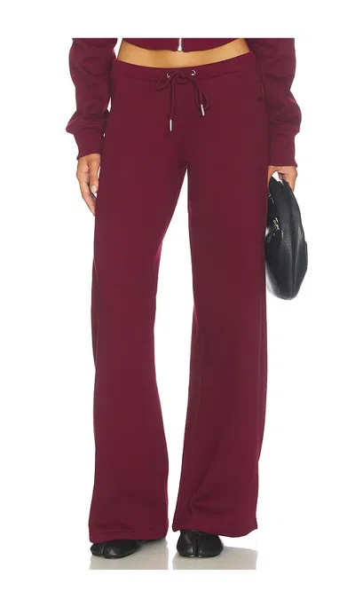 Miaou Zane Sweatpant In Burgundy