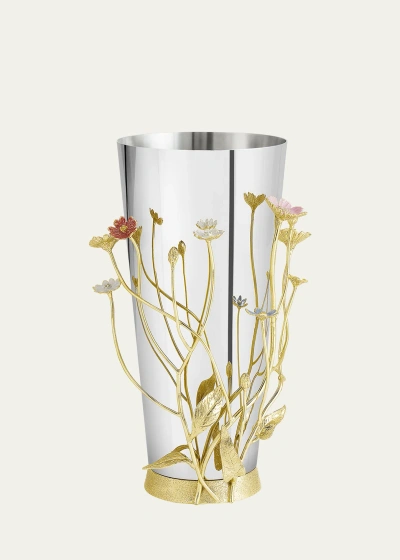 Michael Aram Wildflowers Vase, 13" In Gold