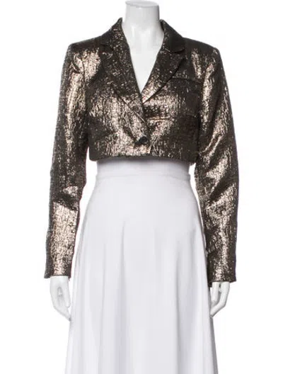 Pre-owned Michael Costello X Revolve Patterned Blazer W/ Tags In Multicolor