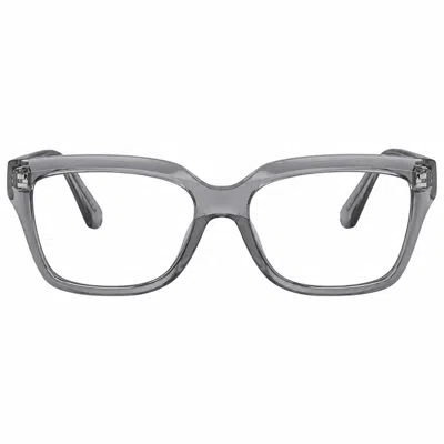 Michael Kors Birmingham Mk 4117u 3971 54mm Womens Rectangle Eyeglasses 54mm In Gray