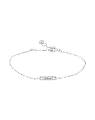Michael Kors Bracciale Woman Bracelet Silver Size - 925/1000 Silver In White