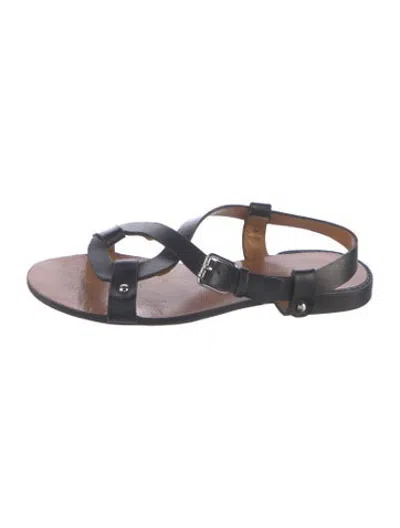 Pre-owned Michael Kors Leather Flats In Black/brown