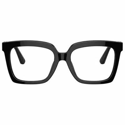 Michael Kors Nassau Mk 4119u 3005 53mm Womens Square Eyeglasses 53mm In Black