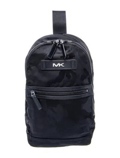 Pre-owned Michael Kors Nylon Backpack In Blue