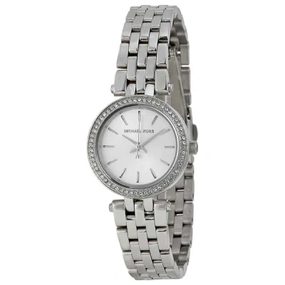 Michael Kors Petite Darci Silver Dial Ladies Watch Mk3294 In Silver Tone