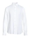 Michael Kors Mens Man Shirt White Size 17 ¾ Cotton, Linen