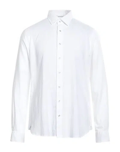 Michael Kors Mens Man Shirt White Size 17 ½ Cotton, Linen