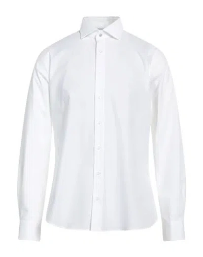 Michael Kors Mens Man Shirt White Size 17 ½ Cotton, Elastane