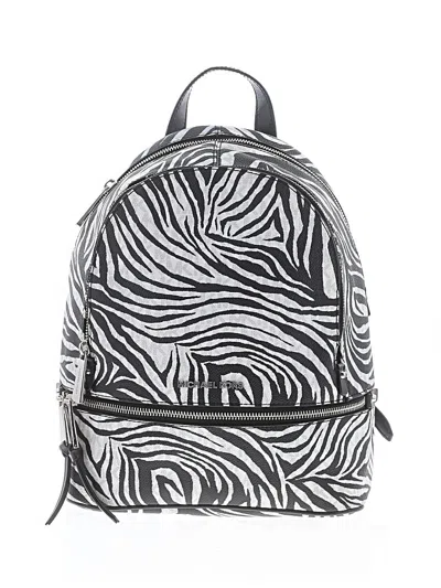 Pre-owned Michael Michael Kors Backpack In Gray