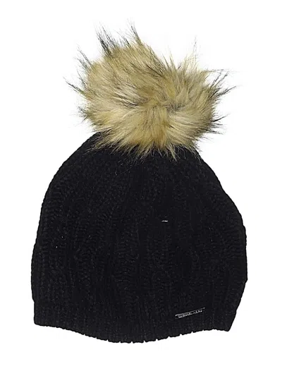 Pre-owned Michael Michael Kors Beanie Hat In Black