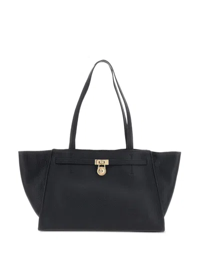 Michael Michael Kors Lg Ew Fold Tote Bag In Black