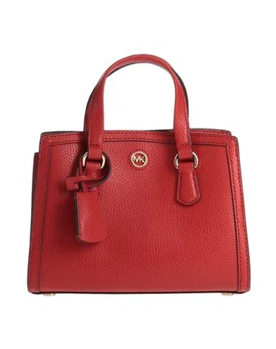 Michael Michael Kors Woman Handbag Brick Red Size - Leather In Black