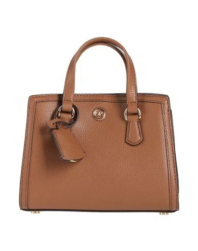 Michael Michael Kors Woman Handbag Brown Size - Leather