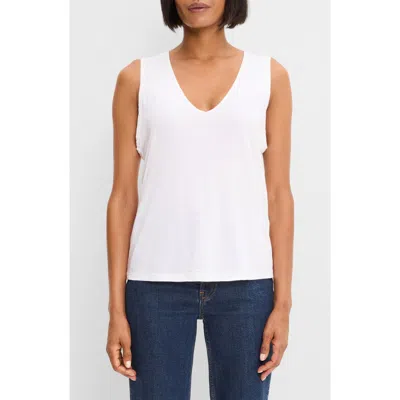 Michael Stars Gia V-neck Supima Cotton Tank In Multi