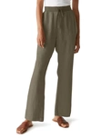 Michael Stars Nolan Linen Drawstring Pants In Camo