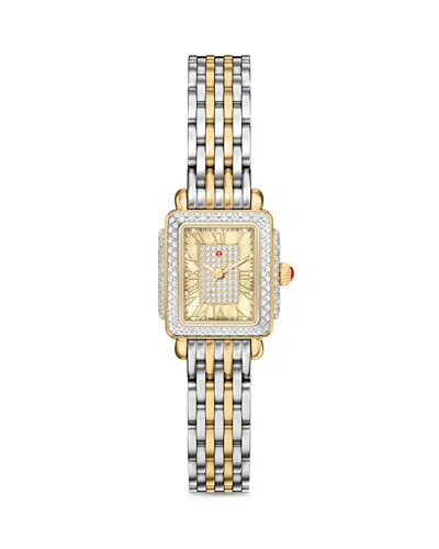 Michele Deco Madison Mini Watch, 23mm X 24mm In Gray