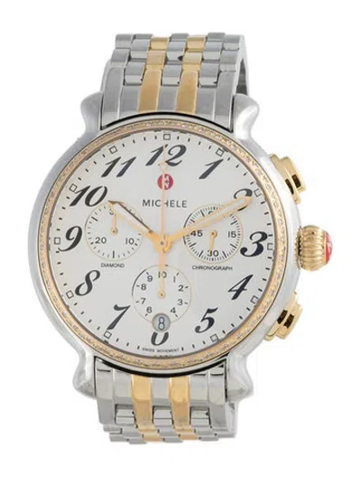 Pre-owned Michele Fluette Watch, 38mm In Multicolor