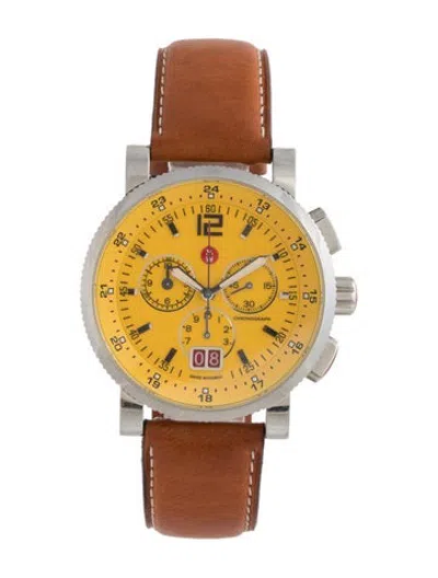 Pre-owned Michele Sport Sail Watch In Multicolor