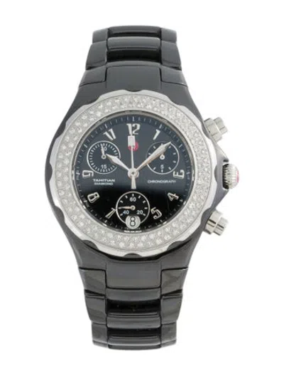Pre-owned Michele Tahitian Watch, 35mm In Multicolor