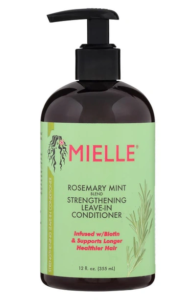 Mielle Rosemary Mint Strengthening Leave-in Conditioner In White