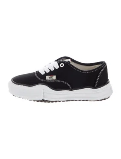 Pre-owned Miharayasuhiro Canvas Sneakers In Black/white