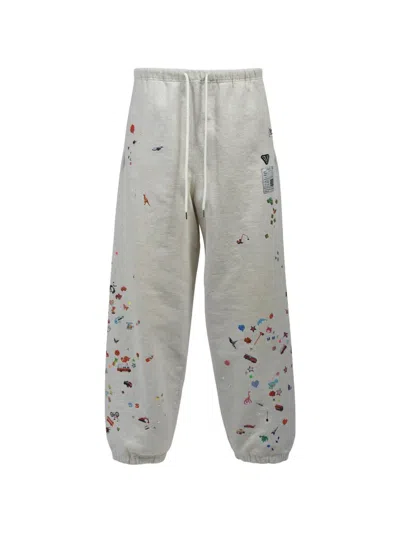 Miharayasuhiro Stickers Track Pants In Gray