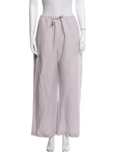 Pre-owned Mijeong Park Wide Leg Pants W/ Tags In Purple