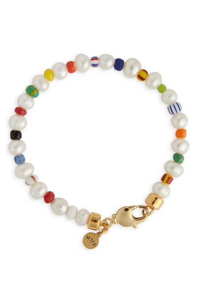 Miju Ari Bracelet In Gold Multi