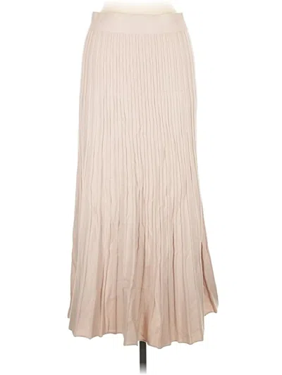 Pre-owned Milano Formal Skirt In Tan