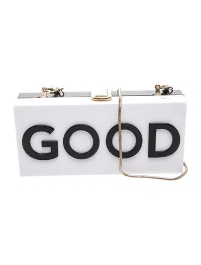 Pre-owned Milly Acrylic Crossbody Bag In White