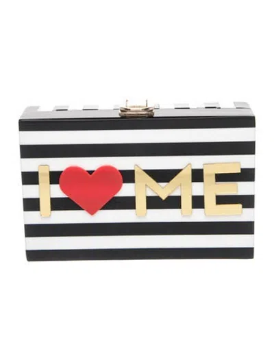 Pre-owned Milly Clutch In Black