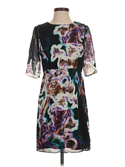 Pre-owned Milly Cocktail Dress In Black