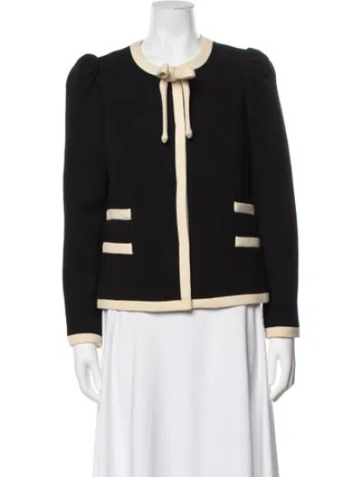Pre-owned Milly Wool Jacket In Black