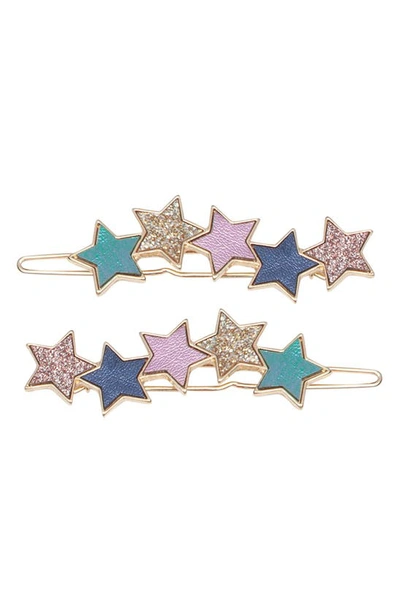 Mimi & Lula Kids' 2-pack Cosmic Push-pin Hair Clips In Pink