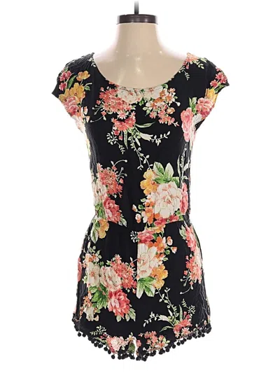 Pre-owned Mimi Chica Romper In Black
