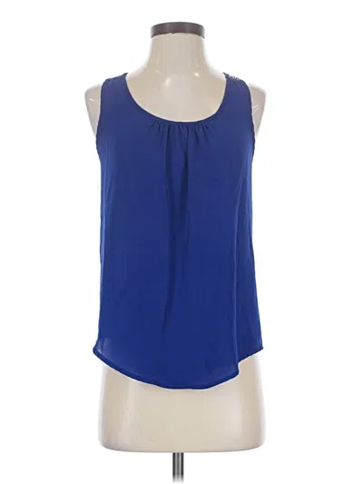 Pre-owned Mine Sleeveless Blouse In Blue